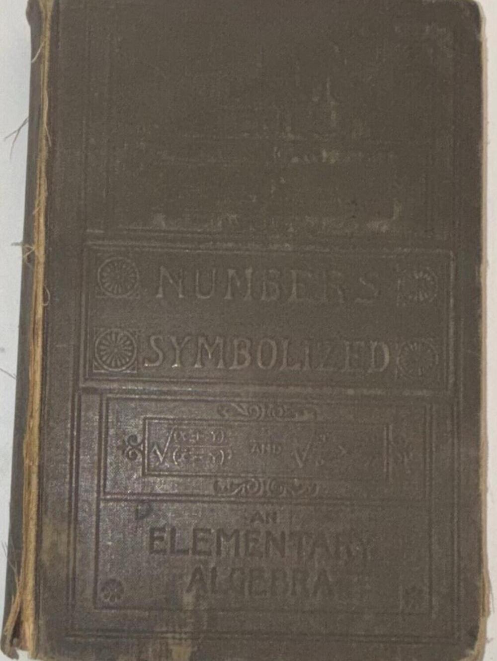 Appleton's Mathematical Series Elementary Algebra (Hardcover 1888) D. Appleton